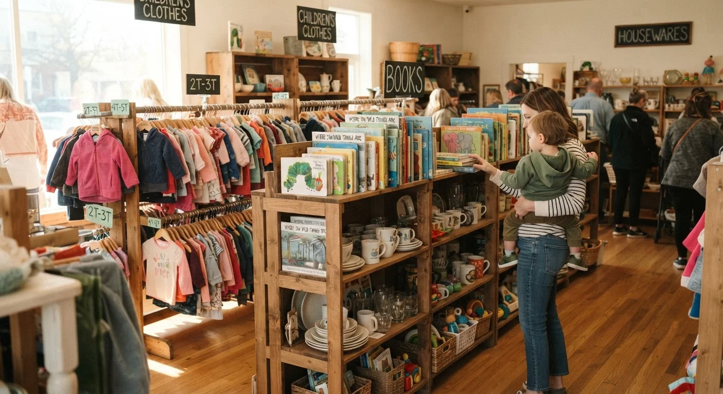Second-Hand Shopping for Families: Thrift Stores, Online Marketplaces, and Buy-Nothing Groups
